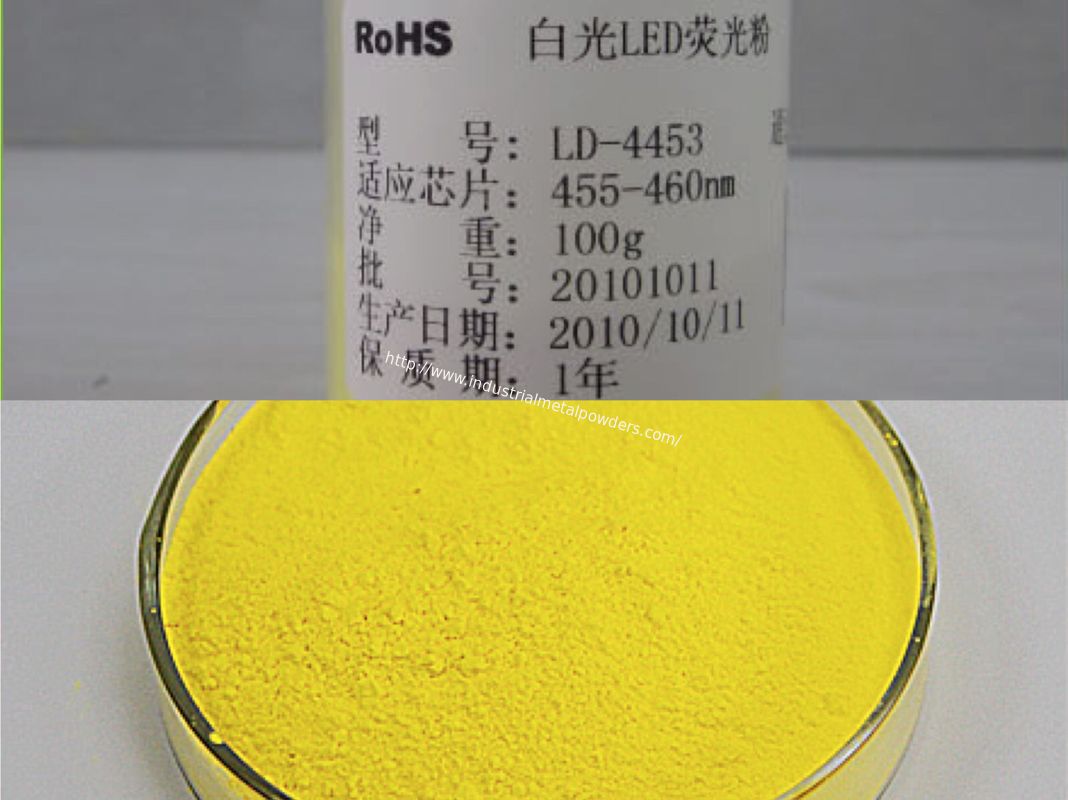 Yellow Fluorescent Phosphor Powder LD-4453 Luminophor Blue Chips Ranging 460nm - 465nm